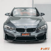 M Performance Style Carbon Fibre Front Bumper Bar lip & Splitters Bodykit for BMW F80 M3 & F82 F83 M4 2014 - 2020 - Mars Performance